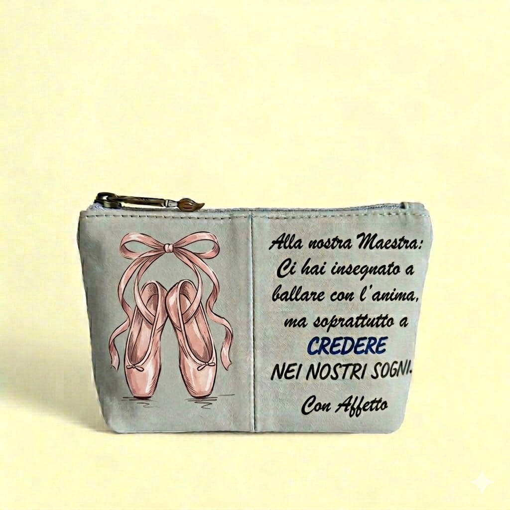 Pochette dedica speciale dipinta a mano Alla nostra maestra - LisArt